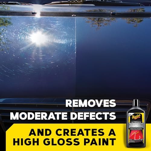 Meguiar's Ultimate Compound, Pro-Grade Car Scratch Remover, 15.2 Oz