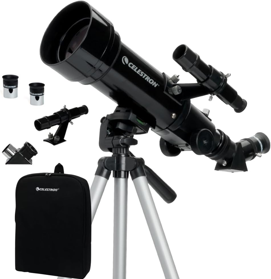 Celestron Travel Scope 70mm Beginner Portable Telescope with Backpack