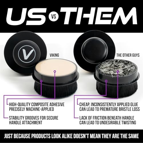 VIKING Tire Shine Applicator Brush for Car Detailing, with Stand