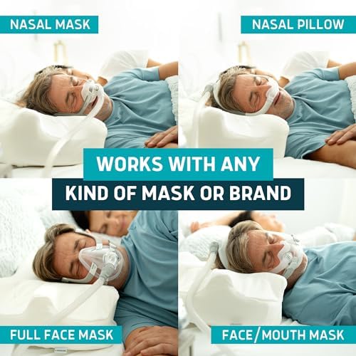 Lunderg CPAP Pillow for Side & Back Sleepers - Memory Foam