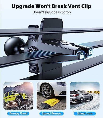 VICSEED for MagSafe Car Mount [Upgraded Strongest Magnet Power] Magnetic Phone Holder for Car Vent 360 Adjustable Magnetic Car Phone Holder Mount for iPhone 17 Pro Max 16 15 14 13 12 Plus Mini