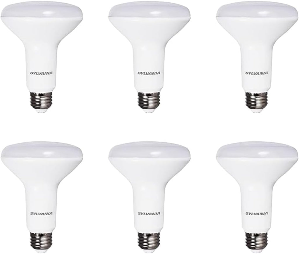 Sylvania ECO LED BR30 Light Bulb, 65W = 10W, Dimmable, Frosted Finish, 650 Lumens, 2700K, Soft White - 4 Pack (40870)