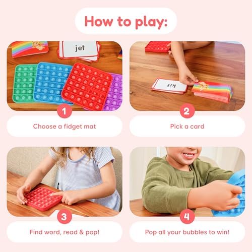The Fidget Game Word Pop CVC Word Games for Kids 4-6