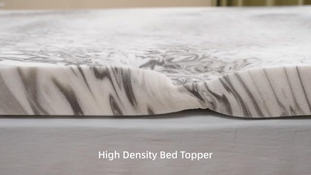 BedsPick Memory Foam Mattress Topper Twin XL, Cooling Breathable 3 Inch Twin XL Mattress Topper for College Dorm with CertiPUR-US Certified, Extra Long XL Single Bed pad Dorm Room Essentials