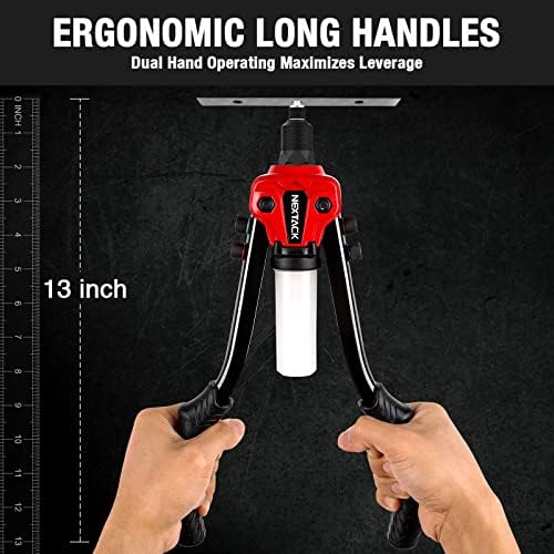 NEXTACK 1/4 Rivet Gun Kit NT300 w/ 350 Blind Pop Rivets