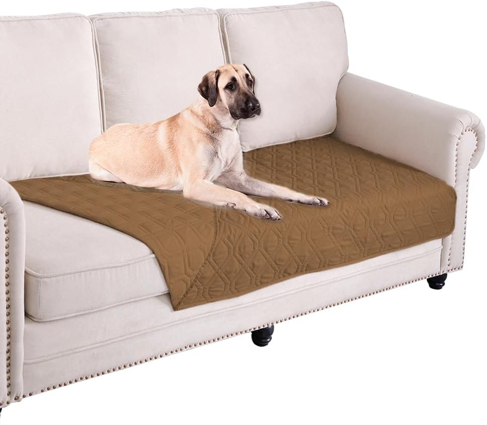 Ameritex Waterproof Dog Bed Blankets Cover for Bed Couch Sofa Reversible