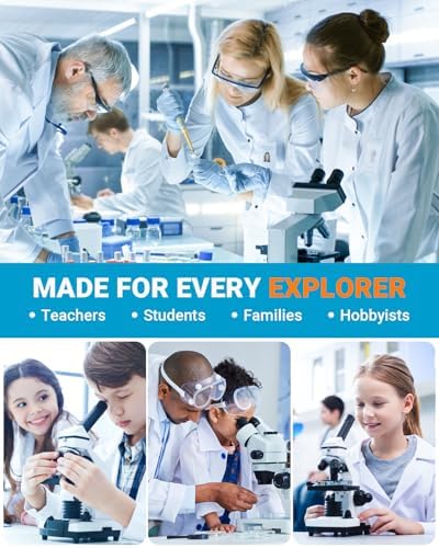 Microscope Slides and Covers Kit – 50 Blank Pre-Cleaned Glass Slides for Microscope, 100 Cover Slips, for Teachers, Students, Families, and Science Enthusiasts