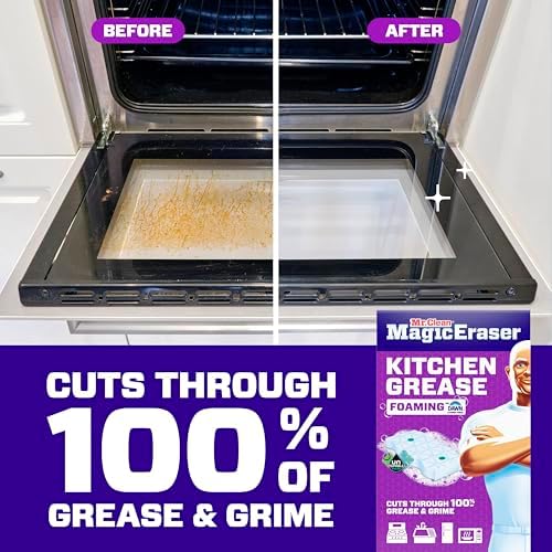 Mr. Clean Magic Eraser Sponge, All Purpose Cleaner, Cleaning Scrubber, Wall, Kitchen, Bathroom, Shower Cleaner, Melamine Sponge, Cleaning Pads, Variety Pack, 5 Extra Durable, & 3 Grease Magic Erasers