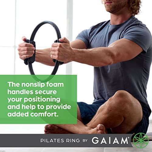 Gaiam Pilates Ring Fitness Circle, Toning Arms, Legs & Core