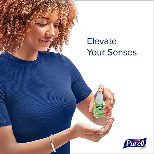 Purell Hand Sanitizer Gel Mint, Travel Pump Bottle 6ct x 2fl oz- 3907-04-EC