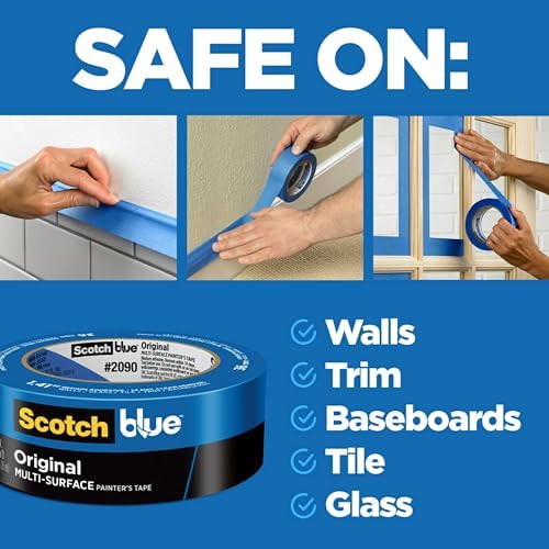 ScotchBlue Original Multi-Surface Painter's Tape 3 Inch Wide, 1 Roll