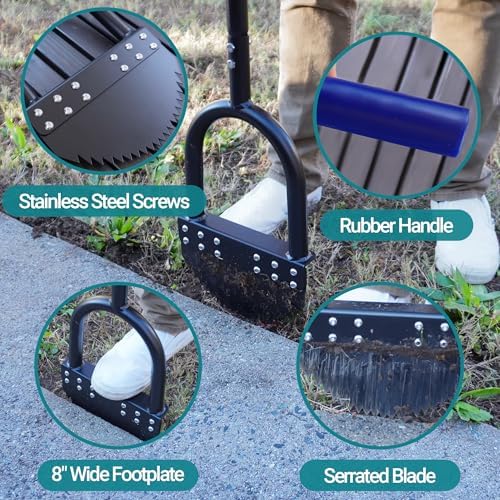Edger Lawn Tool 41in Border Edger with Tempered Spring Steel Blade