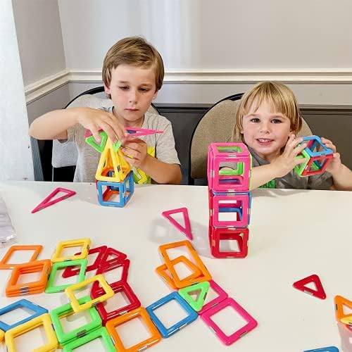 Upgraded Magnetic Blocks Tough Tiles STEM Toys for 3+ Year Old Boys & Girls
