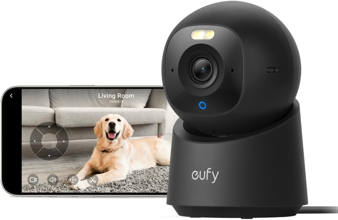 eufy Security 4K Indoor Camera E30, No Subscription, Work as Pet Camera