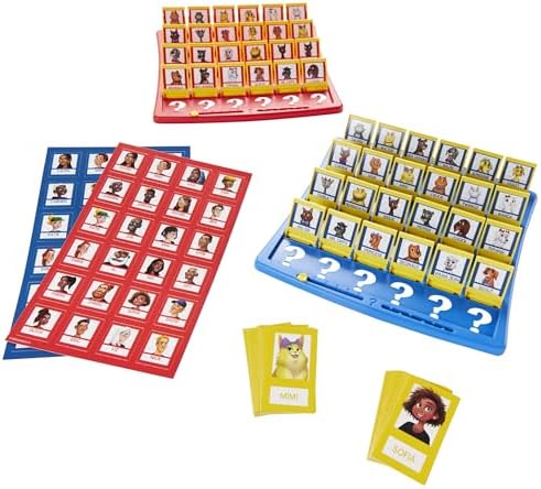 Hasbro Gaming Guess Who? Plus Board Game with People & Pet Cards