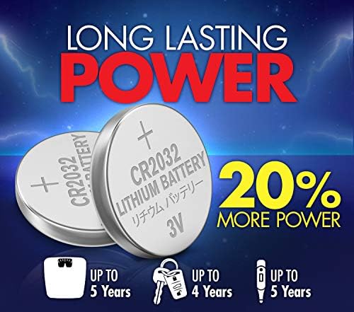 Powermax ACDelco 24-Count CR2032 Batteries, Lithium 3V Coin Cell Button Battery Pack for Watch and Small Electronics, 5 Year Shelf Life