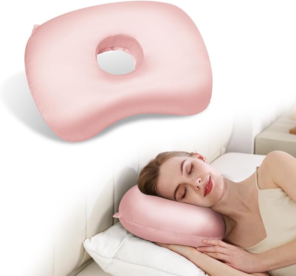 Ear Piercing Pillow with Hole for CNH & Ear Pain Side Sleepers