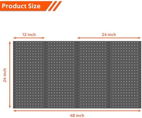 Ultrawall Metal Pegboard Wall Panels, Peg Boards for Garage Tool Storage