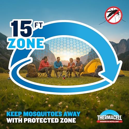 Thermacell Fuel-ZoneGuard Backpacker Mosquito Repellent Mat Refills, 48-Hr