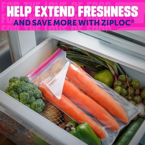 Ziploc Tall Food Storage Bags, 10 Count