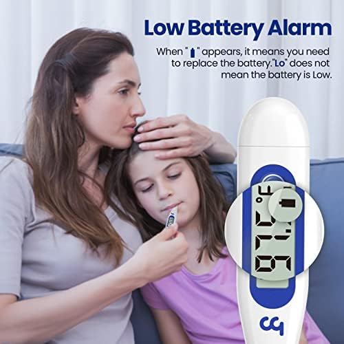 Femometer Digital Thermometer for Adults and Kids, Klein Blue