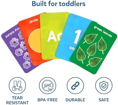 Skillmatics Flash Cards for Toddlers – Letters, Numbers, Shapes & Colors
