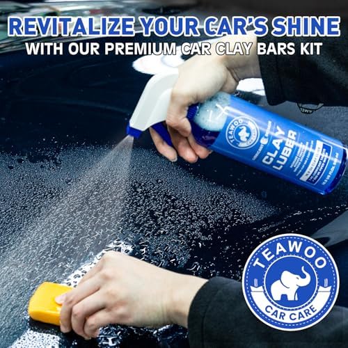 TEAWOO Clay Bar Kit, Car Detailing Kit for Car Detailing Cleaning