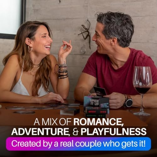 Why Don't We - Spice IT UP - Super Fun Couples Games for Date Nights: 150 Cards with Conversations, Spicy Dares & More - Best Date Night Games for Couples - Romantic Adult Couple Game