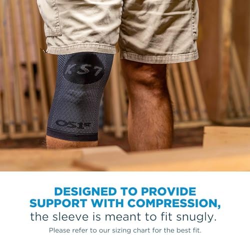 OrthoSleeve Compression Knee Brace, Knee Sleeve for ACL, MCL, Injury Recovery, Meniscus Tear, Pain, Aching Knees, Patellar Tendonitis & Arthritis Pain