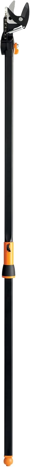 Fiskars 8-12 Ft Extendable 2-in-1 Tree Pruner & Pole Saw with Rotating Head