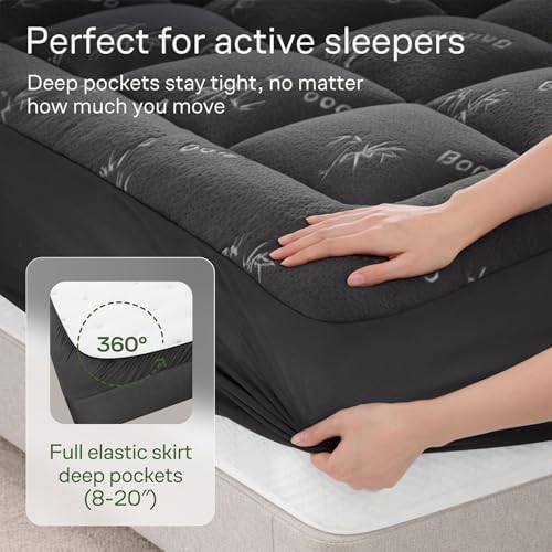 Niagara Sleep Solution Ultra Soft Queen Size Mattress Pad, Pillow Top