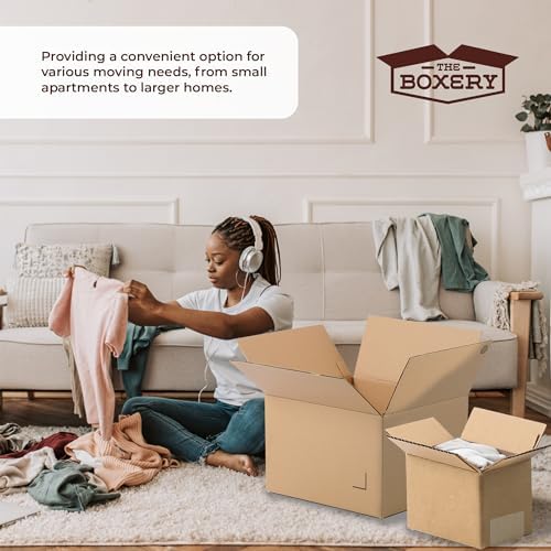 The Boxery Moving Boxes 10-Pack Medium 18x14x12 inch