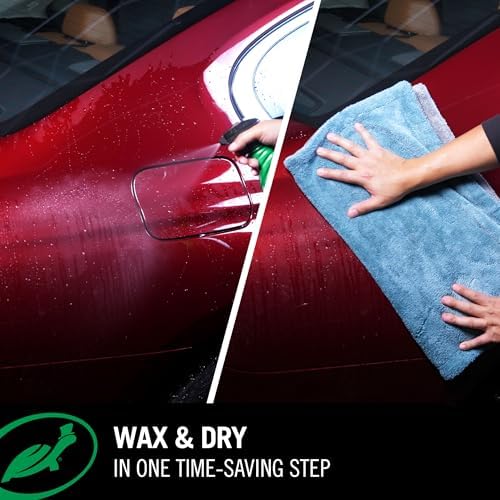 Turtle Wax Wax & Dry Spray Car Wax, 26 oz. 2-Pack with Microfiber Towel