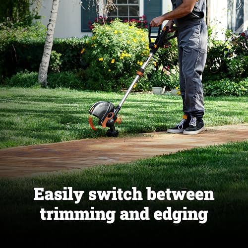 WORX 20V 12" 2-in-1 Cordless String Trimmer & Electric Lawn Edger, WG163