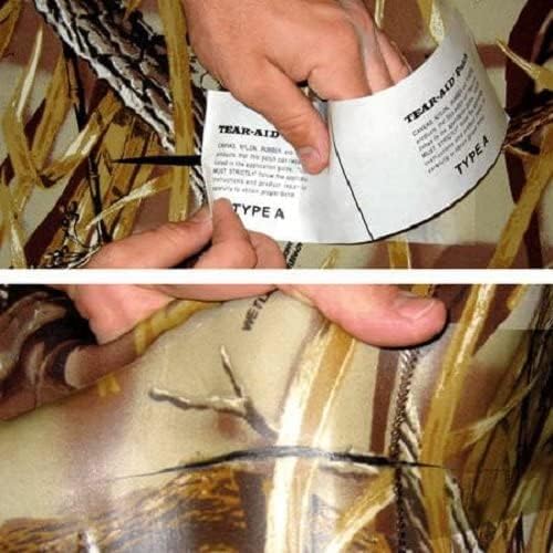 Tear-AID D-KIT-A01-100 Fabric Repair Kit, A, Clear