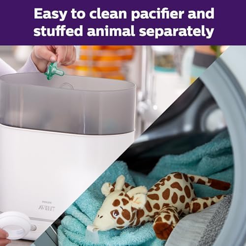 Philips Avent Soothie Snuggle Pacifier Holder with Detachable Pacifier, 0m+