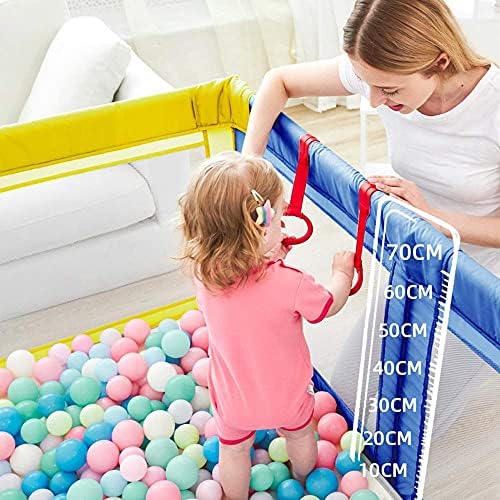 Baby Pull up Rings,Playpen Accessories,Walking Exercises Assistant Stand Up Rings for Infant Toddler Baby Playpen 4 PCS