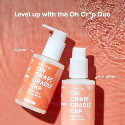 Frida Baby The 3-Step Cradle Cap System, DermaFrida FlakeFixer, White-Blue