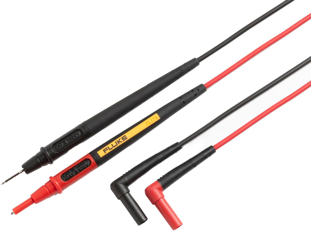Fluke TL175 Twistguard Test Leads, 2 mm Diameter Probe Tips