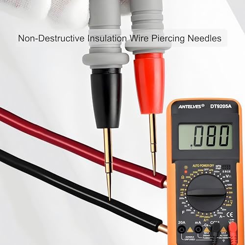 Test Leads 1000V 20A Ultra-Sharp Gold-Plated Test Probe Lead for Multimeter