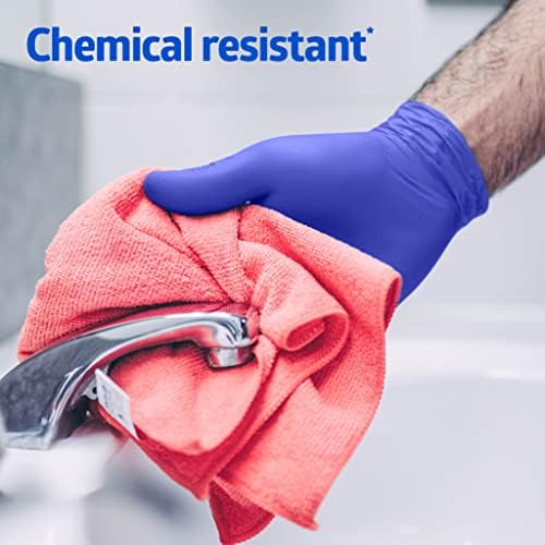 Medline FitGuard Touch Nitrile Exam Gloves, 300 Count, Medium, Powder Free, Disposable, Not Made with Natural Rubber Latex, Excellent Sense of Touch for Medical Tasks, Durable for Household Chores