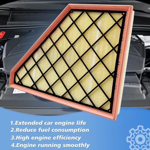 Cabin and Engine Air Filter Fits for Traverse 2018-2025 2026, Blazer 2019-2026, Acadia 2017-2026, Enclave 2018-2026, XT5 2017-2026, XT6 2020-2025, Fits 23321606, CA12166, CF11966