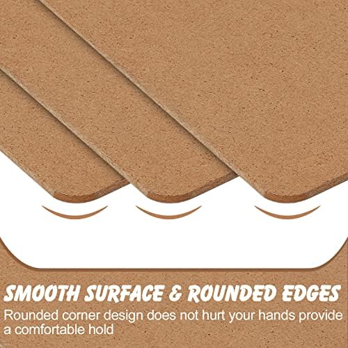 PANDRI 36 Pack Hardboard Clipboards, Low Profile Clip, A4 Letter Size