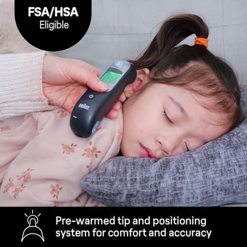 Braun ThermoScan 7 Digital Ear Thermometer for Adults, Babies & Infants