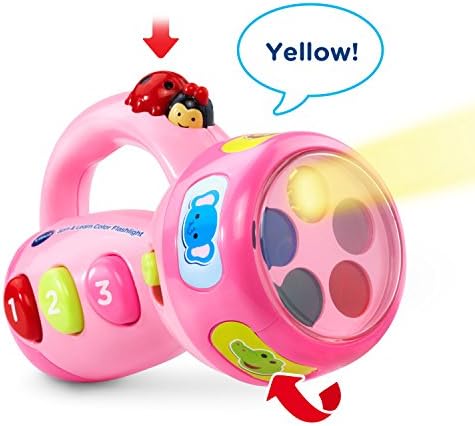 VTech Spin and Learn Color Flashlight, Pink