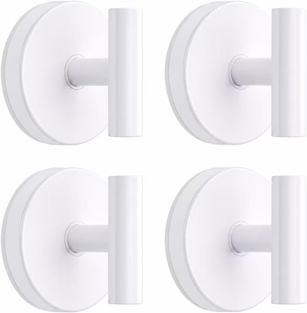 MOTAIPEAK Suction Cup Hooks for Shower, Shower Hooks for Inside Shower, No Drill Towel Hooks for Bathroom, Removable Suction Hooks for Glass, Mirror, Tile, Waterproof, Rustproof – Black (2 Pack)