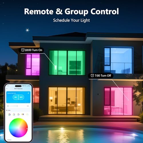 DAYBETTER A19 E26 Smart Light Bulbs,Compatible with Alexa & Google Home