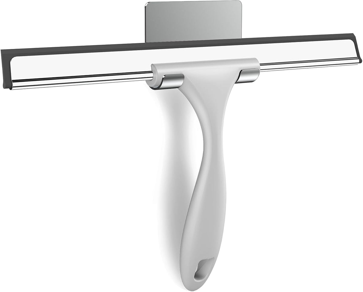SetSail Squeegee for Shower Glass Door, 10 Inches, Black