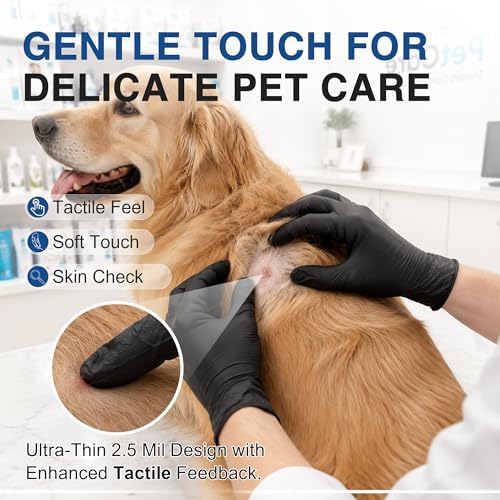 Schneider Black Nitrile Gloves, Gloves Disposable Latex Free, Powder Free