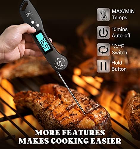 DOQAUS Meat Thermometer Digital – Instant Read Food Thermometer for Cooking